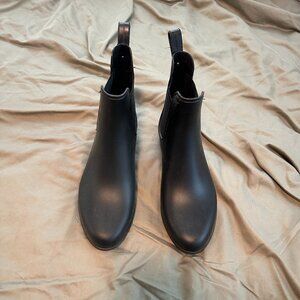 Sam Edelman Tinsley Waterproof Rain Boots – Matte Black – Size 7